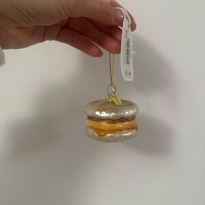 NWT Altar’d State BEC/McMuffin Glass Christmas Ornament